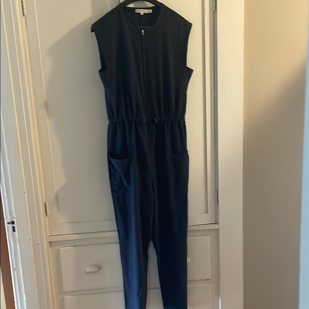Sincerely Jules Black Sleeveless Jumpsuit Wide Leg